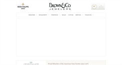 Desktop Screenshot of brownjewelers.com